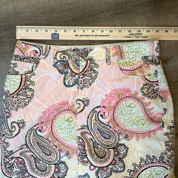 Croft & Barrow Paisley Women's Skort Size 8 - Picture 9 of 12